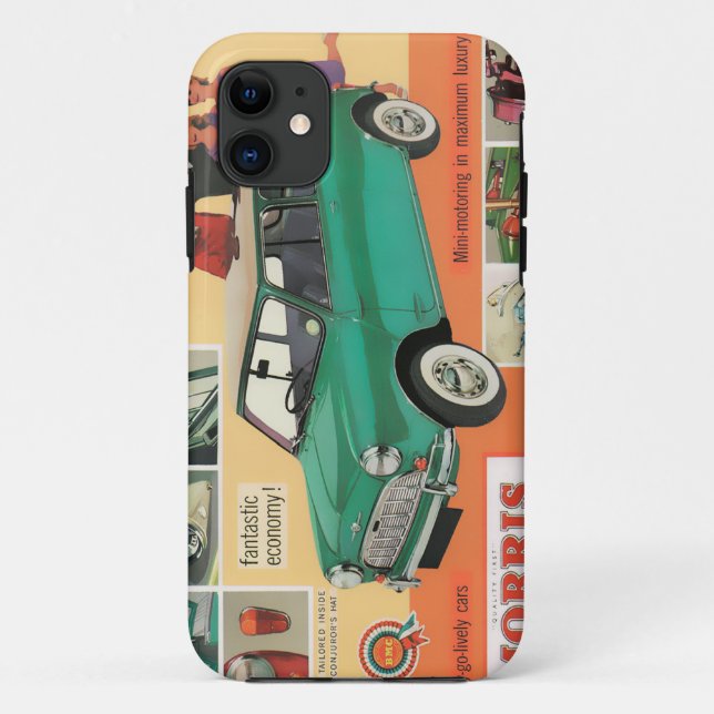 Para iPhone Da Case-Mate Mini capa de telefone super clássica de Morris (Verso)