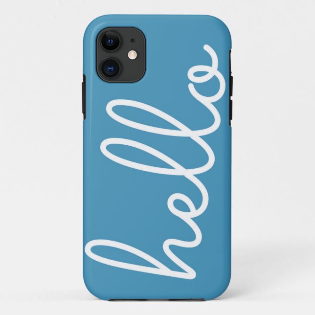 Para iPhone Da Case-Mate Olá Capa de telefone (Verso)