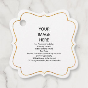 Para Lembrancinhas Adornos de Ouro Falso, Etiquetas de Presente Quadr