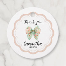 Arco Floral Obrigado Por Etiquetas Favoráveis