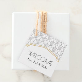 Para Lembrancinhas Arte Deco Boas-vindas Etiquetas de Favor do Bag