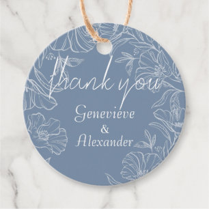 Para Lembrancinhas Conjunto de Etiquetas de Favor de Casamento Floral