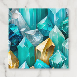 Para Lembrancinhas Etiquetas Coloridas de Arte de Cristal Rock