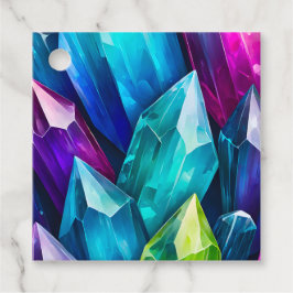 Para Lembrancinhas Etiquetas Coloridas de Arte de Cristal Rock