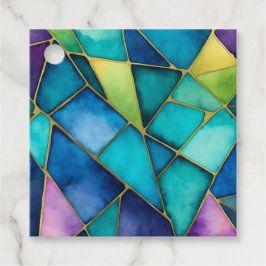 Para Lembrancinhas Etiquetas Coloridas De Arte De Vidro Colorida