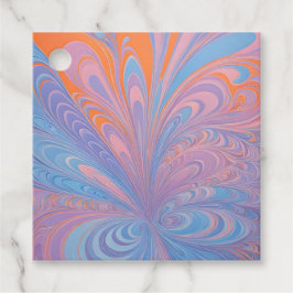 Para Lembrancinhas Etiquetas de Arte Coloridas Psychedelia Airpush