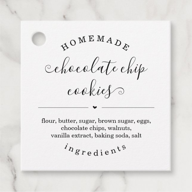 Para Lembrancinhas Etiquetas de Comida personalizadas (Frente)