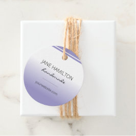 Para Lembrancinhas Etiquetas de Encapsulamento Personalizado Roxo de 