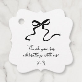 Para Lembrancinhas Etiquetas de Favor de Casamento de Arco desenhadas