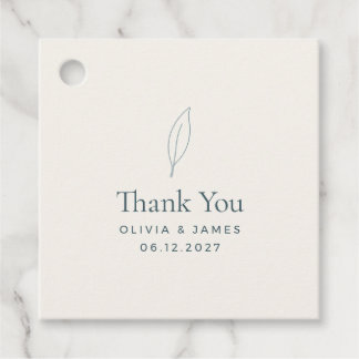 Para Lembrancinhas Etiquetas de Favor de Casamento Minimalista Olive