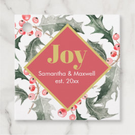 Para Lembrancinhas Etiquetas de Favor de Casamento Natal Cereja & Aze