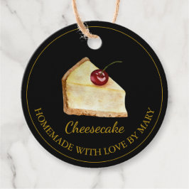Para Lembrancinhas Etiquetas de Favor de Cheesecake de Dessert Caseir