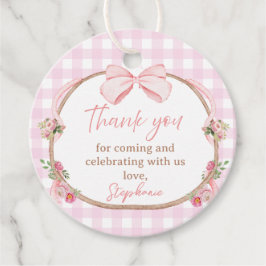 Para Lembrancinhas Etiquetas de Favor de Festa Floral Coelho Xadrez R