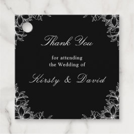 Para Lembrancinhas Etiquetas de Favor do Casamento Floral do Ornament