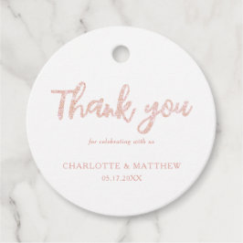 Para Lembrancinhas Etiquetas de Favor do Casamento Glitter Dourado do