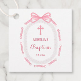 Para Lembrancinhas Etiquetas de Favor do Frame de Fita do Arco Rosa