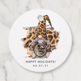 Para Lembrancinhas Etiquetas de Favor do Leopard Gnome