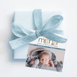 Para Lembrancinhas Etiquetas de Favor do Mini Azul Bebê