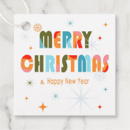 Para Lembrancinhas Etiquetas de Favor do Natal Moderno