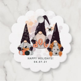 Para Lembrancinhas Etiquetas de Favor dos Gnomos das Halloween