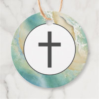 Etiquetas de Favor Religioso de Praia Simples