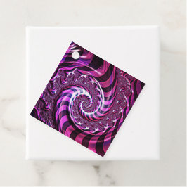 Para Lembrancinhas Etiquetas de favorecimento da ilusão espiral rosa 