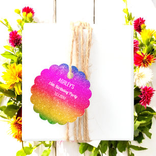 Para Lembrancinhas Etiquetas de Favoritos Amarelo Verde-Rosa-Cinza-Es