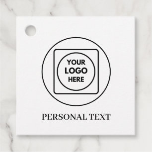 Para Lembrancinhas Etiquetas de preço de código QR de texto de logoti