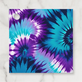 Para Lembrancinhas Etiquetas de Presente de Arte Tie Dye Coloridas