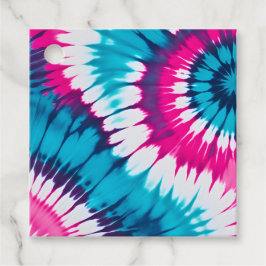 Para Lembrancinhas Etiquetas de Presente de Arte Tie Dye Coloridas