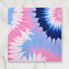 Para Lembrancinhas Etiquetas de Presente de Arte Tie Dye Coloridas