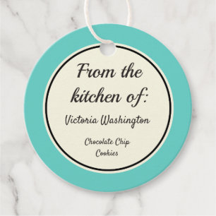 Para Lembrancinhas Etiquetas de Presente de Cozinha Personalizadas pa