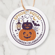 Etiquetas de presente de Halloween, etiquetas de p