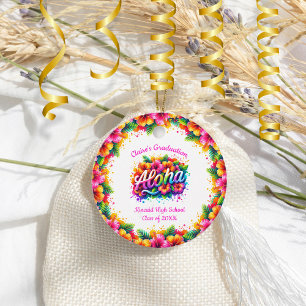 Para Lembrancinhas Etiquetas de presentes de Festa de formatura Aloha