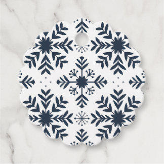 Para Lembrancinhas Etiquetas de presentes de Natal em Floco de Neve