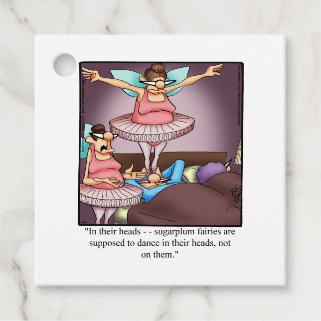 Para Lembrancinhas Etiquetas de presentes no feriado engraçado (Frente)