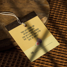 Para Lembrancinhas Etiquetas de produto de feltro de figo caseiro de 