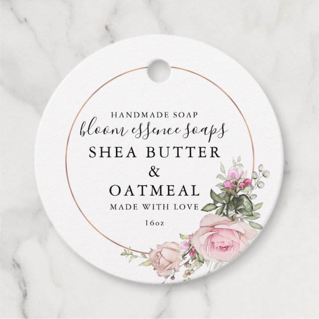 Para Lembrancinhas Etiquetas de Soap Personalizáveis (Frente)