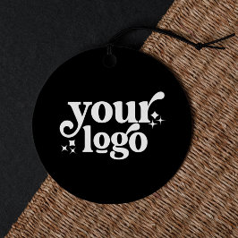 Para Lembrancinhas Etiquetas de travamento personalizadas com o logot