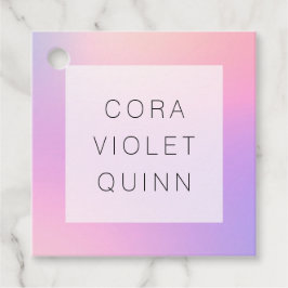 Para Lembrancinhas Etiquetas Holográficas de Favor do Ombre