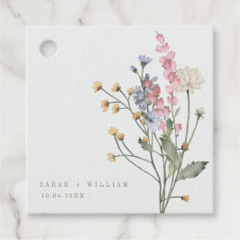 Para Lembrancinhas Flores-sombra do casamento Favor Etiquetas