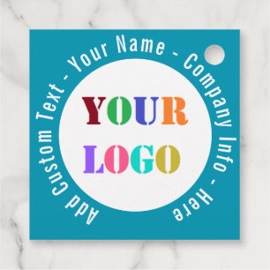 Para Lembrancinhas Logotipo da empresa personalizado e etiquetas de p