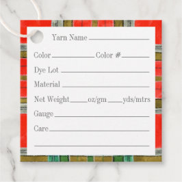 Para Lembrancinhas MAC BAIN TARTAN Etiquetas de 2" em fio quadrado