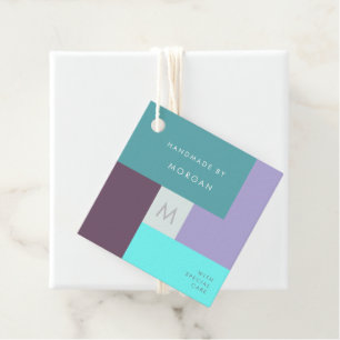 Para Lembrancinhas Modern Pastel Etiquetas de produto personalizada
