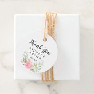 Para Lembrancinhas Primavera Peony Wedding Obrigado Por Etiquetas Fav