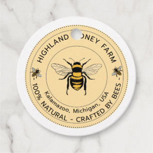 Para Lembrancinhas Sabor de mel Etiquetas personalizadas de sabor p