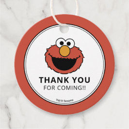 Para Lembrancinhas Sesame Street | Etiquetas de Agradecimento pelo An