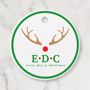 Para Lembrancinhas Todos os dias são Etiquetas de Presente de Natal