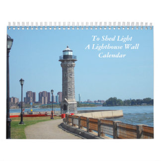 Para Luz De Luz, Um Calendário De Parede De Farol