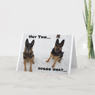 PARA MEU "IRMÃO GÊMEO MAIS VELHO" NO SEU CARTÃO DE